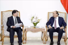 Le PM Nguyen Xuan Phuc reçoit le ministre nicaraguayen des AE