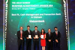 Vietcombank reçoit trois récompenses importantes de The Asian Banker