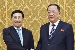 Le vice-PM et ministre des AE Pham Binh Minh en visite officielle en RPDC