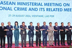 La 18e réunion ministérielle de l’ASEAN sur la prévention et la lutte contre la criminalité transnationale (AMMTC 18) s'est ouverte dans la matinée du 28 août à Vientiane. Photo : VNA