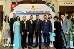 Lors du forum d'affaires Vietnam-Suède. Photo : VNA