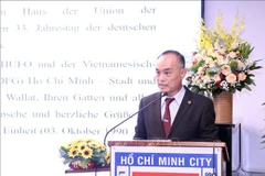 Le président de l'Association d'amitié Vietnam-Allemagne à Hô Chi Minh-Ville, Nguyen Anh Tuan. Photo: VNA