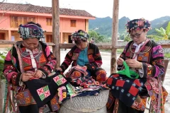 Des femmes de l'ethnie Lô Lô. Photo : VNA