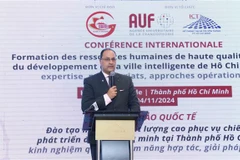 Slim Khalbous, recteur de l'Agence universitaire de la Francophonie (AUF). Photo : VNA