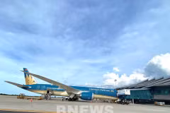 Vietnam Airlines exploite un Boeing 787 à destination de Huê. Photo: VNA