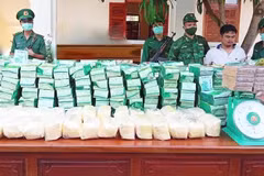 La drogue saisie par les autorités. Photo: Gardes-frontières