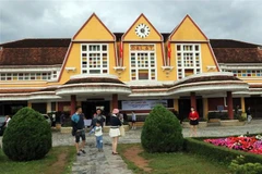 La gare de Da Lat, une destination incontournable des touristes. Photo: VNA