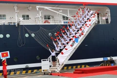 Le bateau de la jeunesse d’Asie du Sud-Est à Ho Chi Minh-Ville