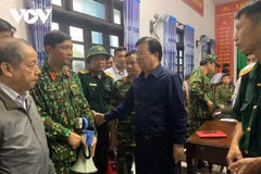Glissement de terrain : Trinh Dinh Dung se rend à Phong Xuân