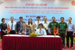 Minimiser les risques des bombes et mines laissés par la guerre à Thua Thien-Hue 