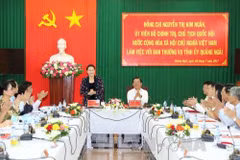 La présidente de l’AN Nguyên Thi Kim Ngân en visite de travail à Quang Ngai