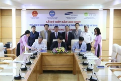 Samsung finance un projet d’hygiène scolaire à Bac Giang