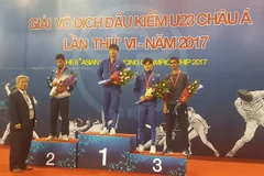 Ouverture des 6es Championnats d’escrime d'Asie U23 à Hanoï