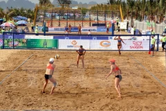 Tournoi de volley-ball de plage feminin d’Asie 2017 à Can Tho 