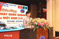 La consule générale vietnamienne à Hong Kong et à Macao, Le Duc Hanh. Photo: VNA