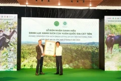 Le parc national de Cat Tien rejoint officiellement la Liste verte de l'UICN