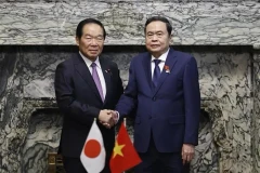 Le président de l'AN du Vietnam Tran Thanh Man en visite officielle au Japon