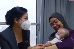 L'épouse du secrétaire général du Parti Tô Lâm rend visite à l'Institut national de cardiologie de Malaisie. Photo: vtv.vn