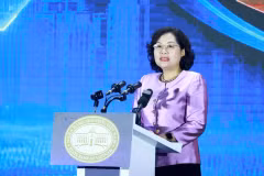 La gouverneure de la Banque d'Etat du Vietnam, Nguyên Thi Hông. Photo: VietnamPlus