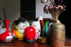 Produits du village artisanal de la laque de Ha Thai. Photo: Vietnam+