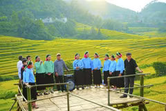 Le chant Soong Co des San Chi a été classé au patrimoine culturel immatériel national. Photo: baoquangninh.vn