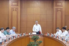 Le secrétaire général du Parti Tô Lâm s’exprime devant le sous-comité des documents et le sous-comité des statuts du Parti, à Hanoi, le 11 novembre. Photo: VNA