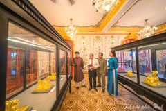Exposition "Symboles du dragon à travers la céramique de Trân Dô" au palais Kiên Trung. Photo: khamphahue.com.vn