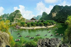 Le pasage pittoresque de la province de Ninh Binh. Photo : VNA