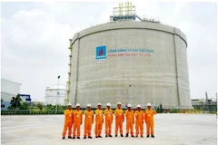 Un réservoir de stockage de GPL au terminal PV GAS de Vung Tàu. Photo : VNA