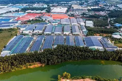 Usines dans la ville de Tân Uyên, province méridionale de Binh Duong Photo : VNA