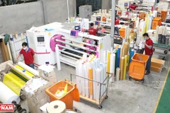 À l’intérieure d’une usine de HanoPro. Photo: VNP