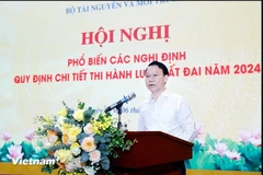 Le ministre des Ressources naturelles et de l’Environnement (MoNRE) Dô Duc Duy. Photo: VietnamPlus