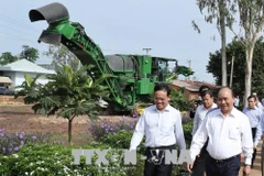 Le Premier ministre visite des établissements agricoles à Tay Ninh