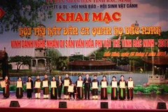 Bac Ninh honore 47 artisans du patrimoine culturel immatériel