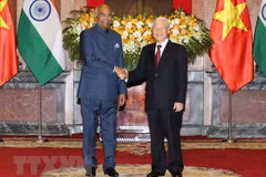 Vietnam-Inde : entretien Nguyen Phu Trong et Ram Nath Kovind