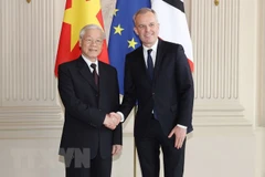 Entrevue entre le SG du PCV Nguyên Phu Trong et le président de l'AN François de Rugy