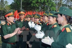 Cours d'anglais pour des officiers vietnamiens