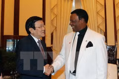 Le président Truong Tan Sang reçoit l’ambassadeur du Nigéria