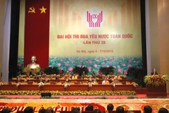 Le 9e Congrès national de l’émulation patriotique s’ouvrira demain à Hanoi