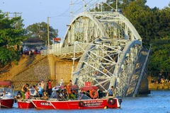 Arrestation d'une 3è personne impliquée dans l'effondrement d'un pont ferroviaire