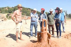 Présentation de la sculpture sur sable à Binh Thuan 