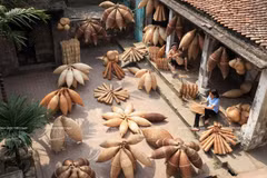 Le village de fabrication de nasses de Thu Sy