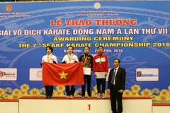 Karaté : le Vietnam termine en tête des 7es Championnats d’Asie du Sud-Est