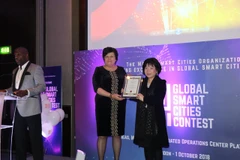Une entreprise vietnamienne primée au concours Global Smart Cities 2018