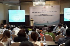 Conférence à propos de la banque verte orienté vers la durabilité