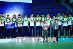 Volley-ball masculin : le Vietnam occupe la 3e place de la coupe LienVietPostBank 2018