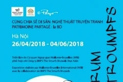 Patrimoine partagé 2018: l’exposition «Les Schtroumpfs» à Hanoï