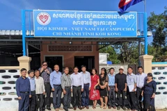 Inauguration de la maison communautaire de l'Association Khmer-Vietnam à Koh Kong (Cambodge)