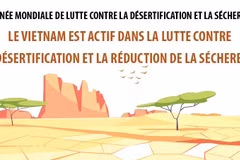 Le Vietnam est actif dans la lutte contre la désertification et la réduction de la sécheresse
