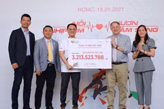 Plus de 3 milliards de dongs mobilisés lors de la course Run for the Heart